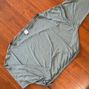 Athleta off shoulder - sage green, size M